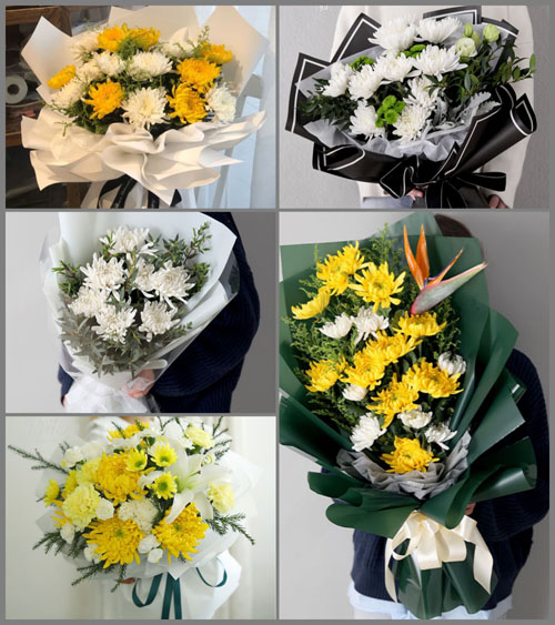 贵州毕节市织金县自强乡寨脚村白事花束代送